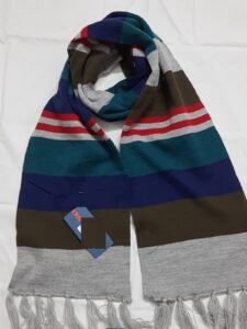 LONG SCURF YARN: 100% ACRYLIC GG: 3 COLOR: MULTI SIZE: S-----M-----L-----XL LENGTH 122"--124"--126"--128" WIDTH 8"----8"----8"----8" ACCESSORIES: 1) YKK METAL ZIPPER 2) SHANK BUTTON 3) RIVET WARNING NOTE TO USE: ***DO NOT WASH WITH HOT WATER/BOILED WATER, IF USE THIS WILL BE MELTED, PLEASE USE WOOL DETERGENT, SURF EXCEL ***DO NOT IRON BY ELECTRIC IRON, PLEASE USE STEAM IRON ***HOW TO WASHING MACHINE WOOL SWEATERS? 1. WOOL CAN SAFELY BE WASHED IN A WASHING MACHINE IN THE COMFORT OF YOUR OWN HOME. THIS INCLUDES SWEATERS, PANTS, SOCKS AND BLANKETS. 2. CHECK YOUR GARMENT'S CARE CLAIM SAYS THAT YOU CAN MACHINE WASH YOUR WOOL SWEATER, THEN IT MEANS IT CAN SAFELY BE MACHINE WASHED IN A WASHING MACHINE MULTIPLE TIMES, WITHOUT SHRINKAGE TAKING PLACE. 3. TURN YOUR WOOL SWEATER INSIDE OUT, OR USE A LAUNDRY BAG 4. ADD A WOOL DETERGENT, PREFERABLY A WOOLMARK-APPROVED DETERGENT. 5. SET YOUR CYCLE TO THE WOOL SETTING. IF YOUR WASHING MACHINE DOES NOT HAVE A WOOL CYCLE, THEN IT IS RECOMMENDED TO USE THE COLD WATER WASH OR WASH CYCLE FOR DELICATES. ***HOW TO HAND WASH WOOL SWEATERS? 1. FILL A TUB WITH CLEAN, LUKEWARM WATER 2. ADD A WOOL DETERGENT (SURF EXCEL), PREFERABLY A WOOLMARK-APPROVED DETERGENT. 3. SOAK WOOL GARMENT FOR 10 MINUTES 4. RINSE THOROUGHLY IN LUKEWARM WATER 5. RINSE AGAIN IN COLD WATER. ***HOW TO DRY WOOL SWEATERS KNITWEAR - SUCH AS SWEATERS - SHOULD BE FLAT-DRIED IN THE SHADE.